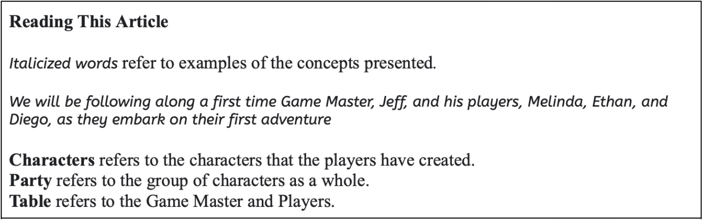 How to Read This Article